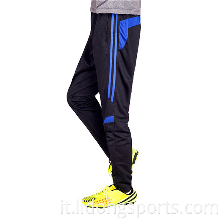 Pantaloni lunghi da calcio per uomo e bambino di alta qualità con elastico in vita